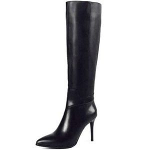 Dance & Style Winter Pointed Heels Knee High Boot